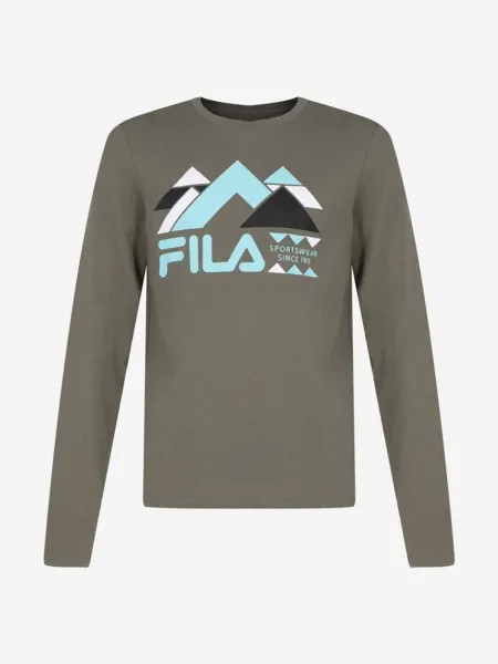 Лонгслив для мальчиков FILA, Зеленый