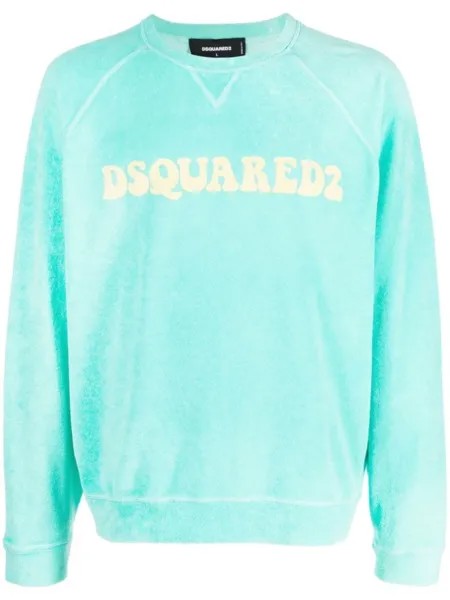 Dsquared2 толстовка с логотипом, зеленый