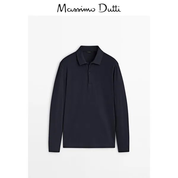 Рубашка-поло мужская Massimo Dutti, синий