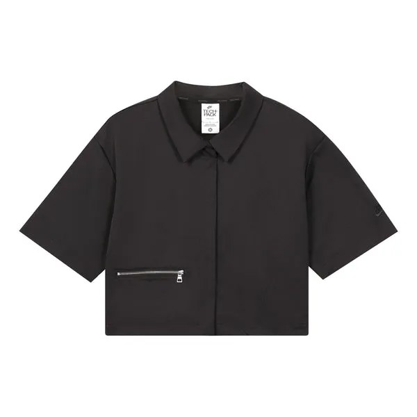 Рубашка поло спортивная одежда dri fit tech pack тканое поло Nike, черный