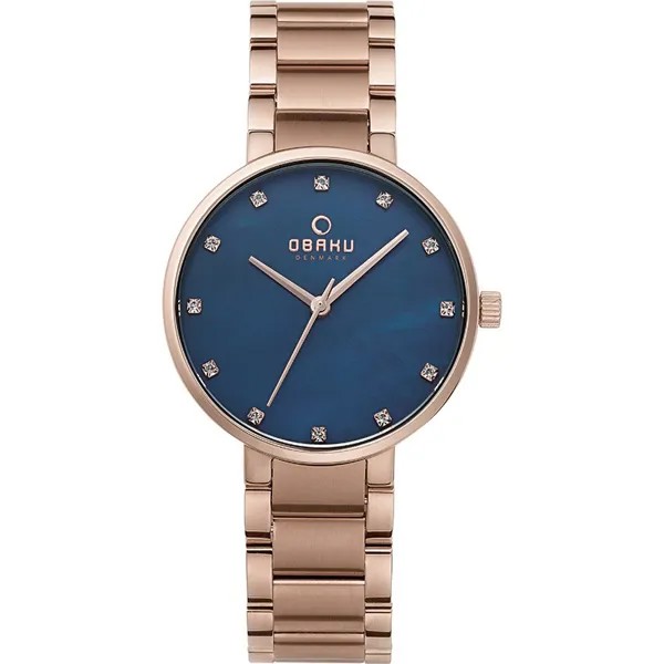 Наручные часы женские Obaku V189LXVLSV золотистые
