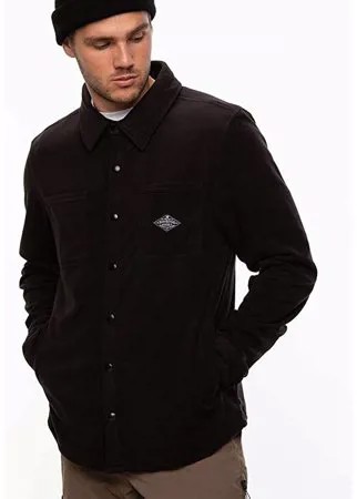 Рубашка с длинным рукавом 686 Mens Sierra Fleece Flannel Black 2022