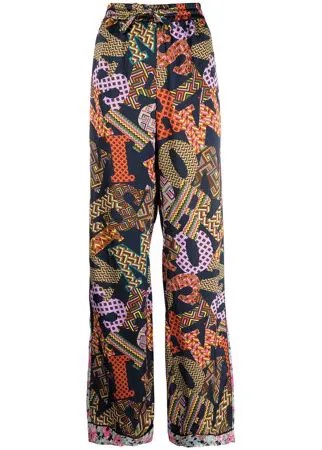 M Missoni широкие брюки с абстрактным принтом