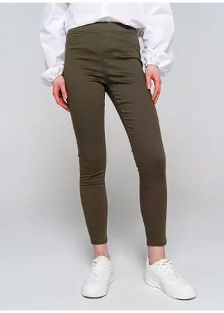 Брюки длинные ТВОЕ A5862 размер XS, хаки, WOMEN