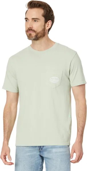 Футболка VISSLA Buckled Short Sleeve Pocket Tee, цвет Agave