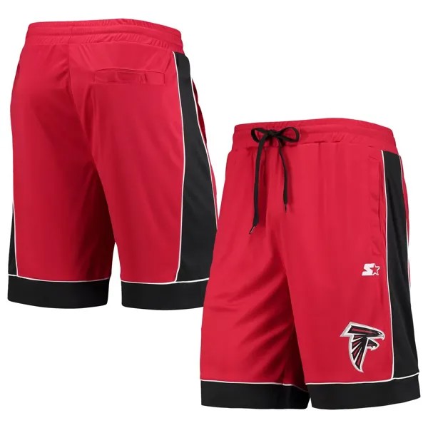 Мужские красные/черные модные шорты, любимые фанатами Atlanta Falcons Starter