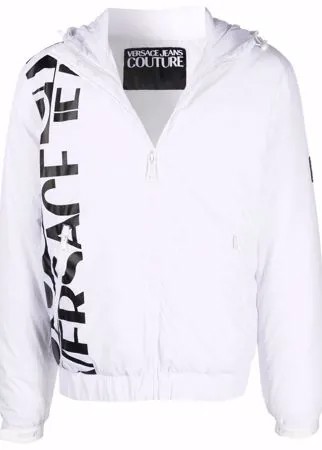 Versace Jeans Couture бомбер с капюшоном и логотипом
