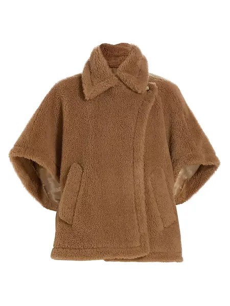 Пальто-кейп Tebe Teddy Max Mara, цвет camel