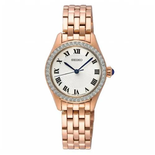 Наручные часы SEIKO CS Dress Наручные часы Seiko SUR338P1, золотой, белый