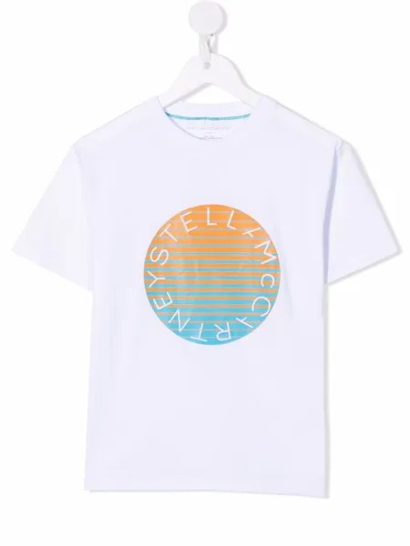 Stella McCartney Kids футболка с логотипом