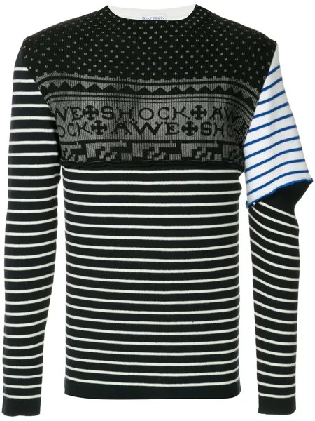 JW Anderson джемпер смешанной вязки