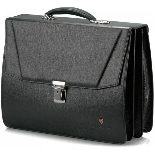 Портфель мужской Tonino Lamborghini Sport Elegance Black, 16х41 см.