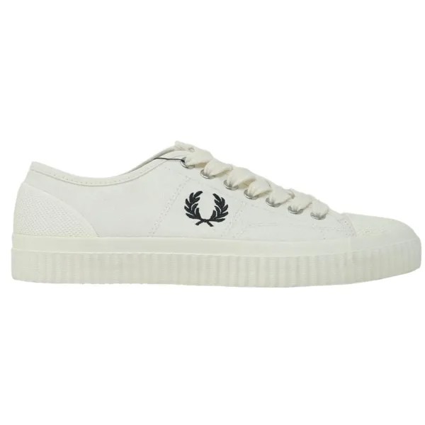 Кроссовки Hughes Low Canvas светло-бежевого цвета Fred Perry, белый