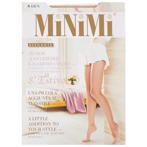 Колготки MiNiMi Estivo (Nudo) 8 den, размер 2-S/M, daino (бежевый)