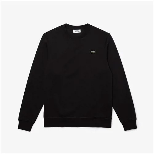 Мужская толстовка Lacoste Sport Cotton Blend Fleece чёрный , Размер S