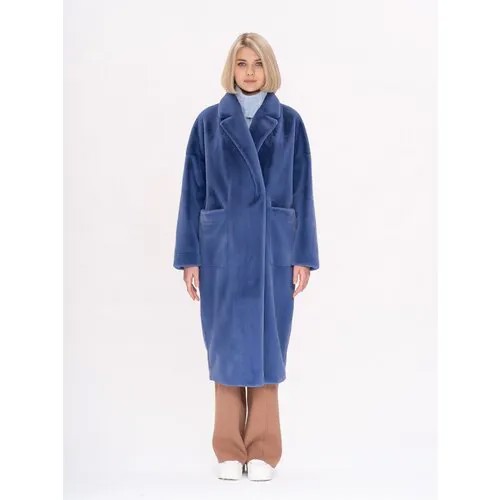 Пальто ALEF, размер 42, синий