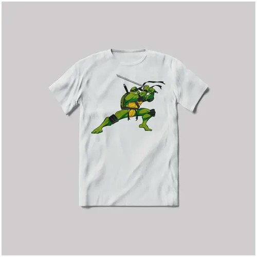 Футболка TMNT (Teenage Mutant Ninja Turtles, Мультфильм, Черепашки Ниндзя, Мультик, Рафаэль, Донателло, Микелланджело,Леонардо, Сплинтер, Блэк, Черный, Black) 6