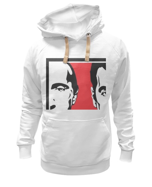 Худи Printio Obey белое 2XL