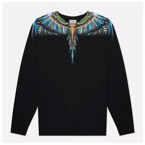 Мужская толстовка Marcelo Burlon Grizzly Wings Regular Crewneck чёрный , Размер S