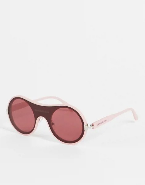 Розовые солнцезащитные очки Calvin Klein Jeans-Розовый цвет