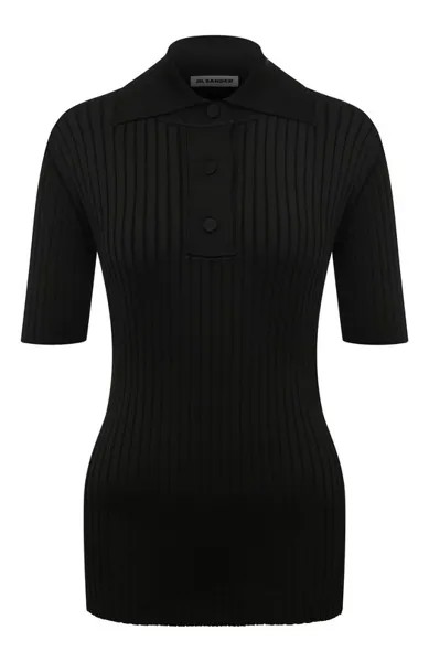 Поло из вискозы Jil Sander