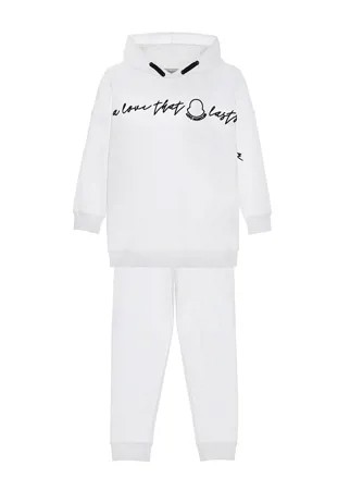 Спортивный костюм белого цвета Moncler детский