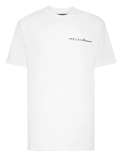 Футболка с круглым вырезом SS Philipp Plein TM, цвет White / Black