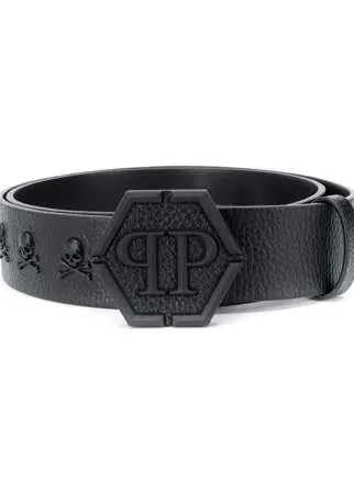 Philipp Plein ремень с декором Skull