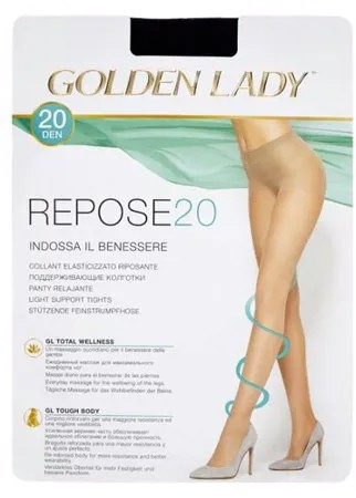 Колготки Golden Lady Repose 20 den, размер 3-M, nero (черный)