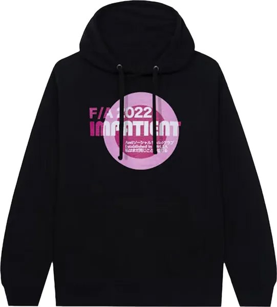 Худи Anti Social Social Club Impatient Hoodie 'Black', черный