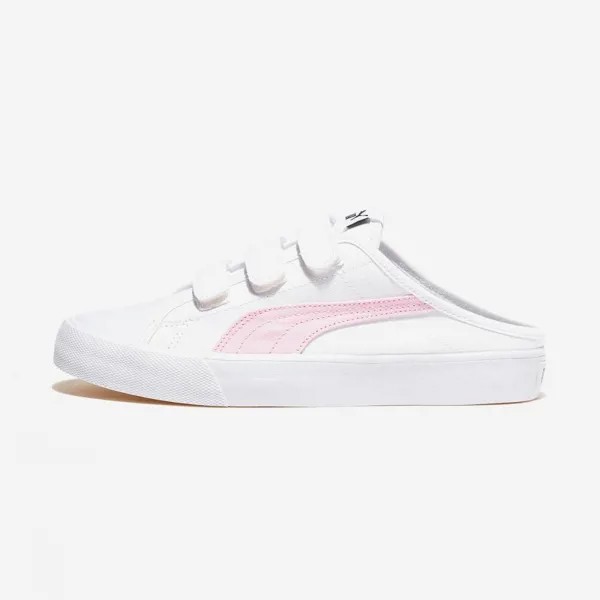 Мюли Puma Bari на липучке (PUMA White-Pink Lady-PUMA Black)