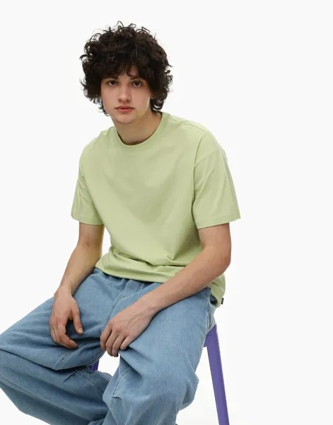 Футболка мужская Gloria Jeans BKT012109 зеленая 2XL