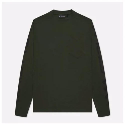 Мужской лонгслив MA.Strum Sleeve Print оливковый , Размер L