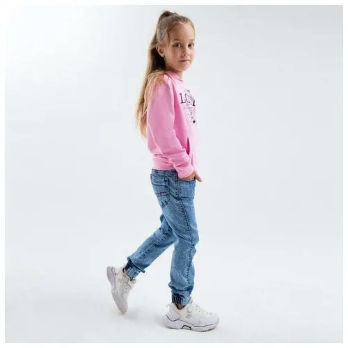 Baby Style Толстовка для девочки, цвет розовый, рост 110 см