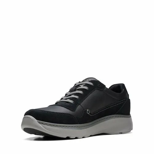 Полуботинки Clarks, размер 43 EU, черный