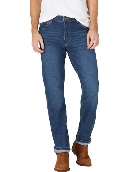 Мужские эластичные зауженные джинсы стандартного кроя Wrangler, цвет Bull
