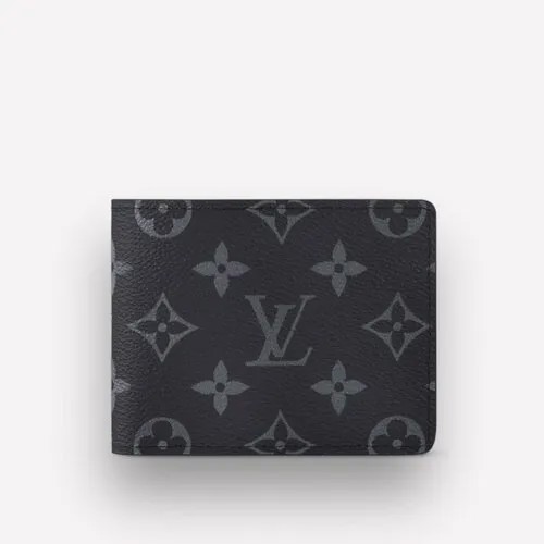 Портмоне Louis Vuitton M62294, фактура зернистая, черный