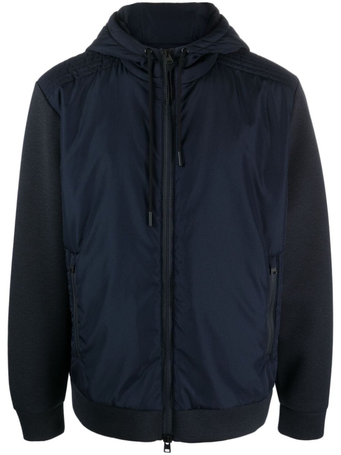 Woolrich куртка с капюшоном и логотипом, синий