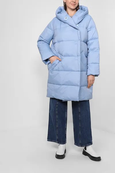 Пальто женское Silvian Heach PGA22067PI голубое 42 IT