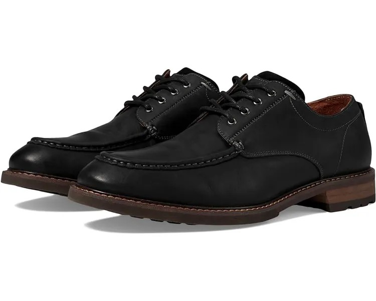 Оксфорды Florsheim Lodge Moc Toe, цвет Black Crazy Horse