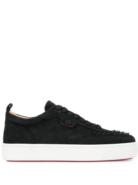 Christian Louboutin кеды с заклепками, черный