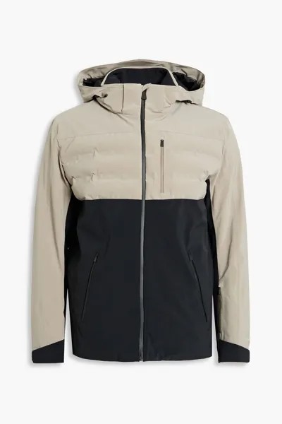 Стеганая двухцветная лыжная куртка с капюшоном Aztech, грибной