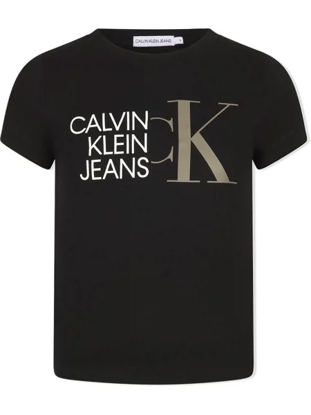 Calvin Klein Kids футболка с логотипом