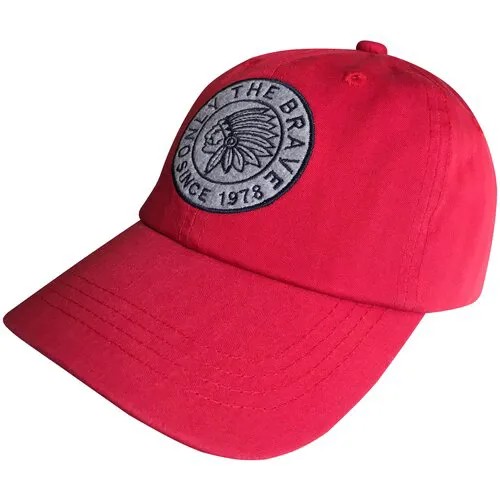 Бейсболка детская Be Snazzy CZD-0087 с нашивкой Only the brave. Цвет бежевый. Размер 52-54