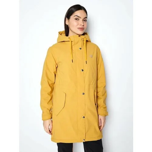 Парка , размер 56 (5XL), горчичный