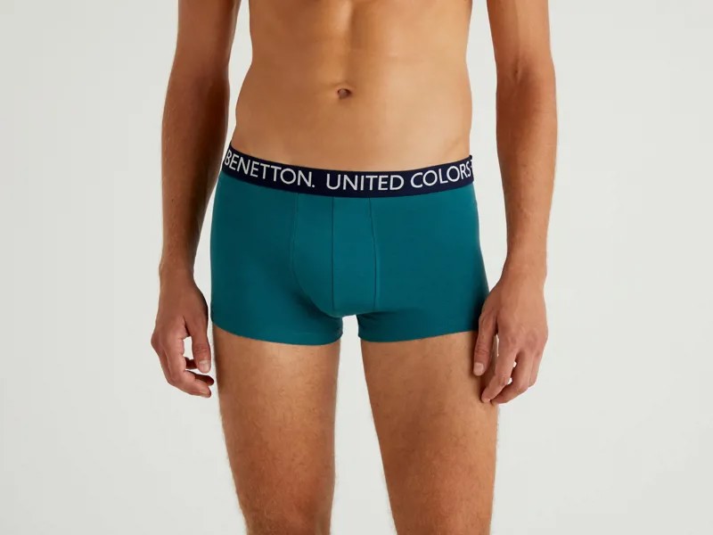 Боксеры мужские United Colors of Benetton 21A_3OP82X134 зеленые 2XL