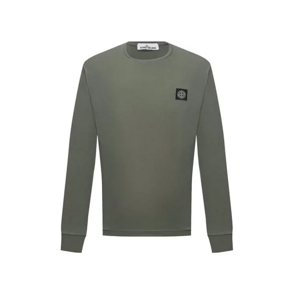 Хлопковый лонгслив Stone Island