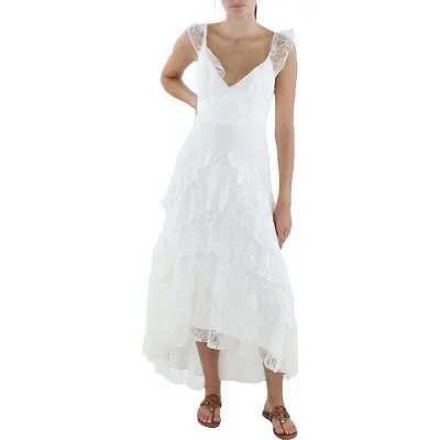 Женское белое кружевное макси-платье Sau Lee 2 BHFO 7944