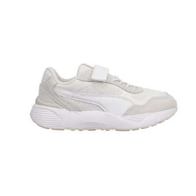 Puma RsMetric Core Lace Up Sneaker Молодежные мальчики Белые кроссовки Повседневная обувь 389100
