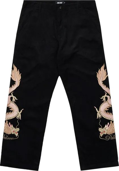 Брюки Palace Double Dragon Tour Plain Pant 'Black', черный